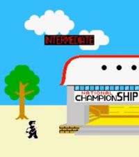 une photo d'Ã©cran de Karate Champ sur Arcade